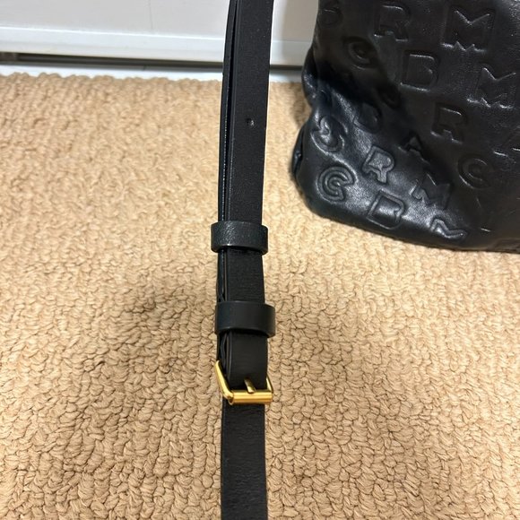 Marc by Marc Jacobs Dreamy Letter Embossed Crossbody Bag - Black leather - Picture 8 of 16